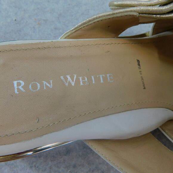 Ron White - Women's White & Caysi Slide Sandal in Ice - Athletech Size 8.5 Shoe - Picture 13 of 13